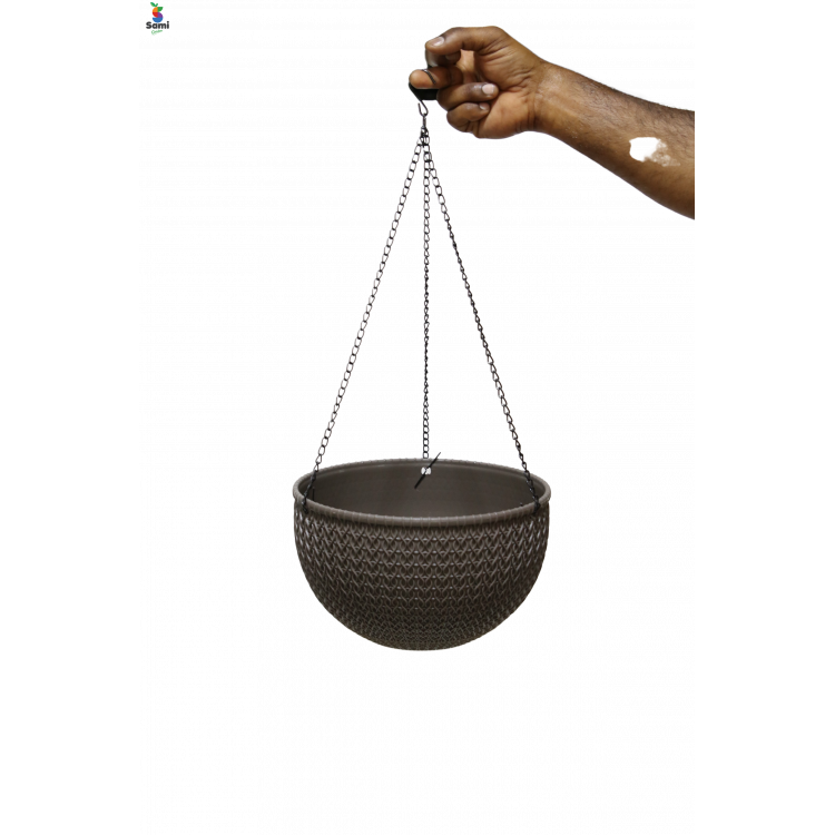Black hanging pot